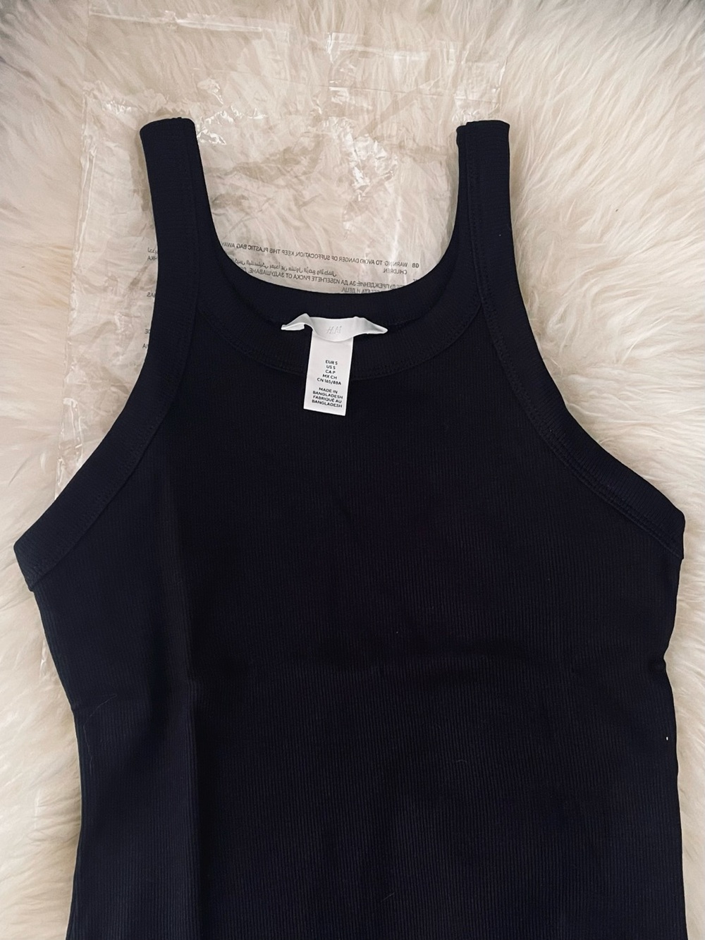 Ribbed Racer Tank Top - Picture 3 of 7